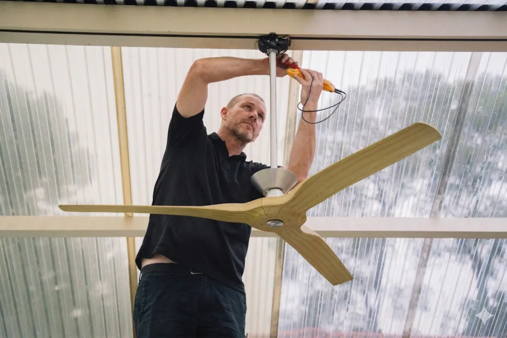 Dural electrician performing a switchboard upgrade